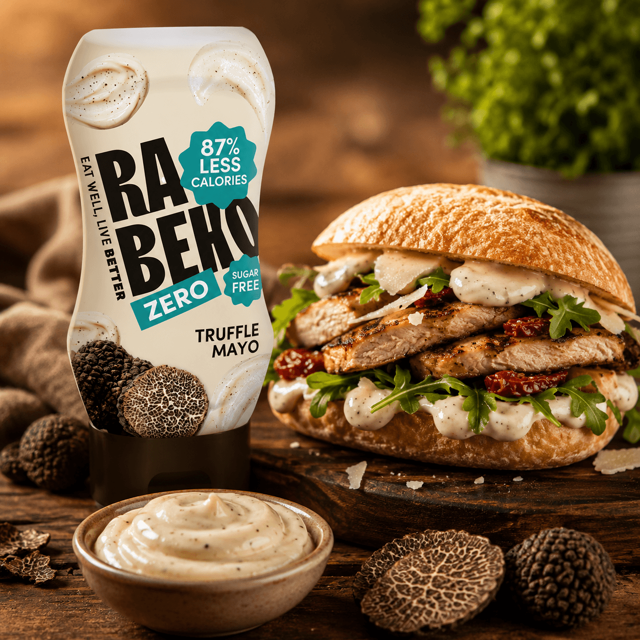 Rabeko Zero Truffle Mayo - 350ml.
