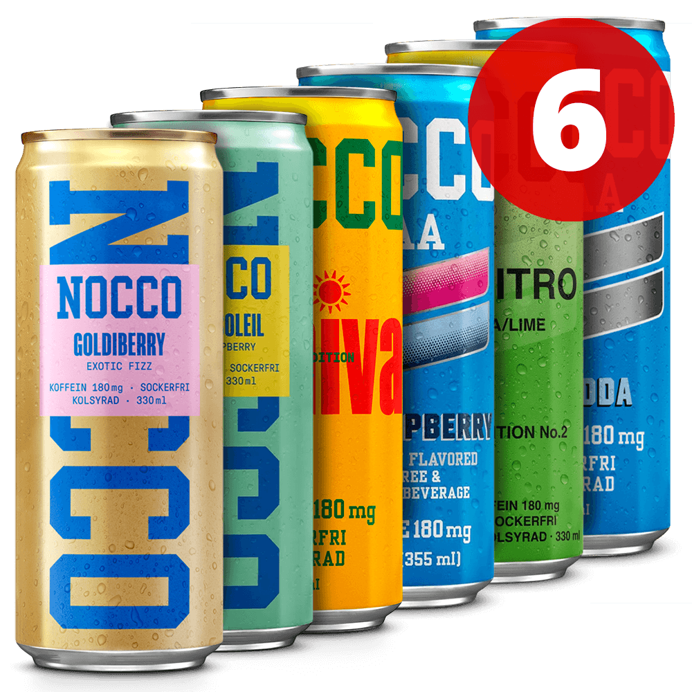 6 Mixed NOCCO - 6x330ml. (inkl. SE pant)