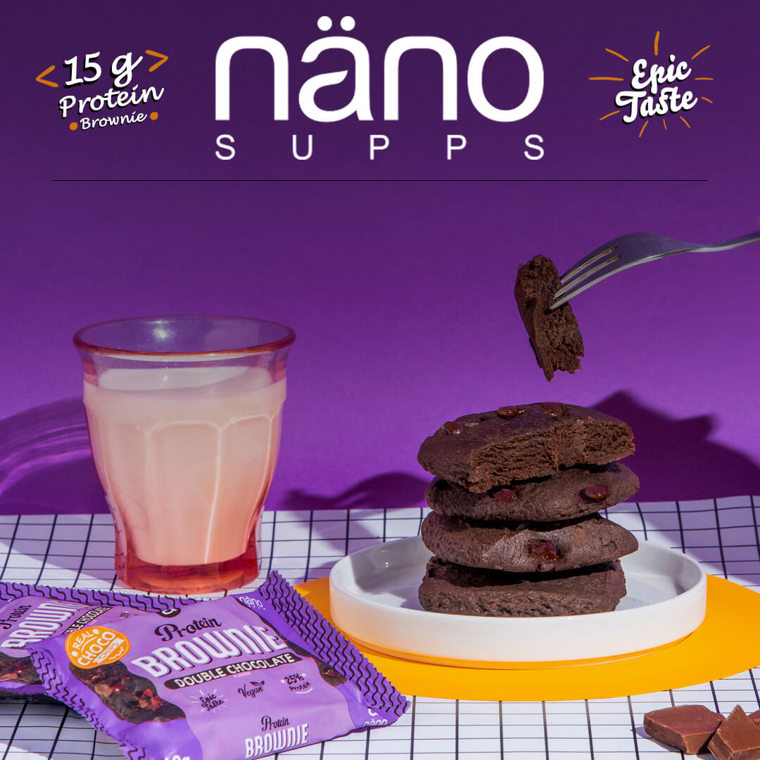 Protein Brownie Double Chocolate - 12x60g.