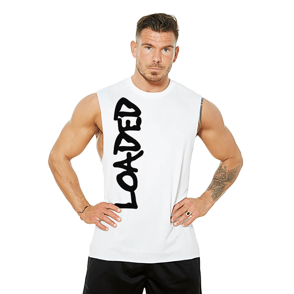 Loaded XL Logo SL Tee - White
