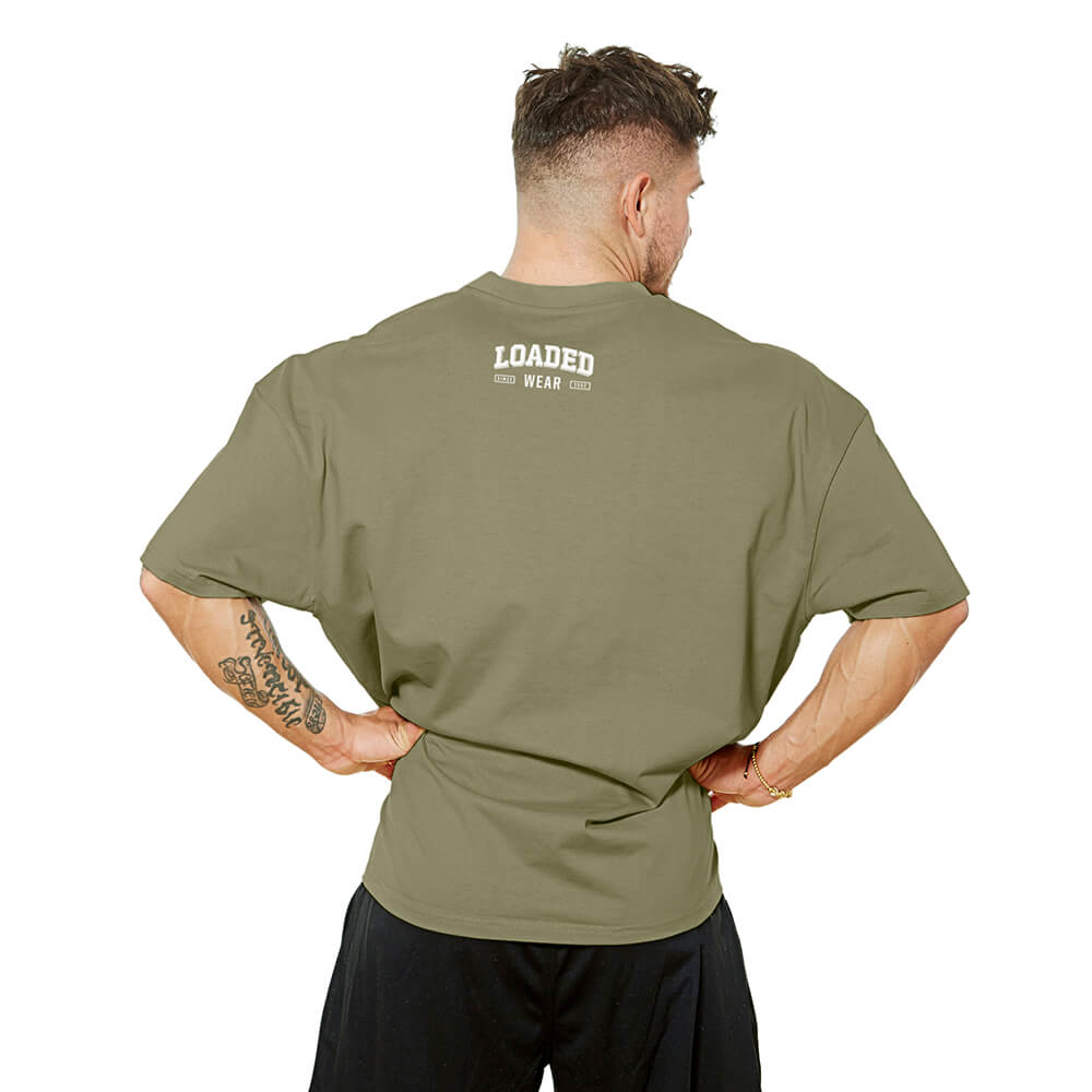 Loaded Favicon Oversize Tee - Washed Green