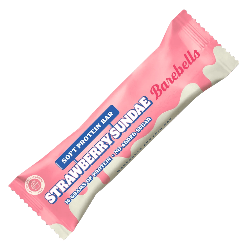 Barebells Soft Bar Strawberry Sundae - 10x55g.