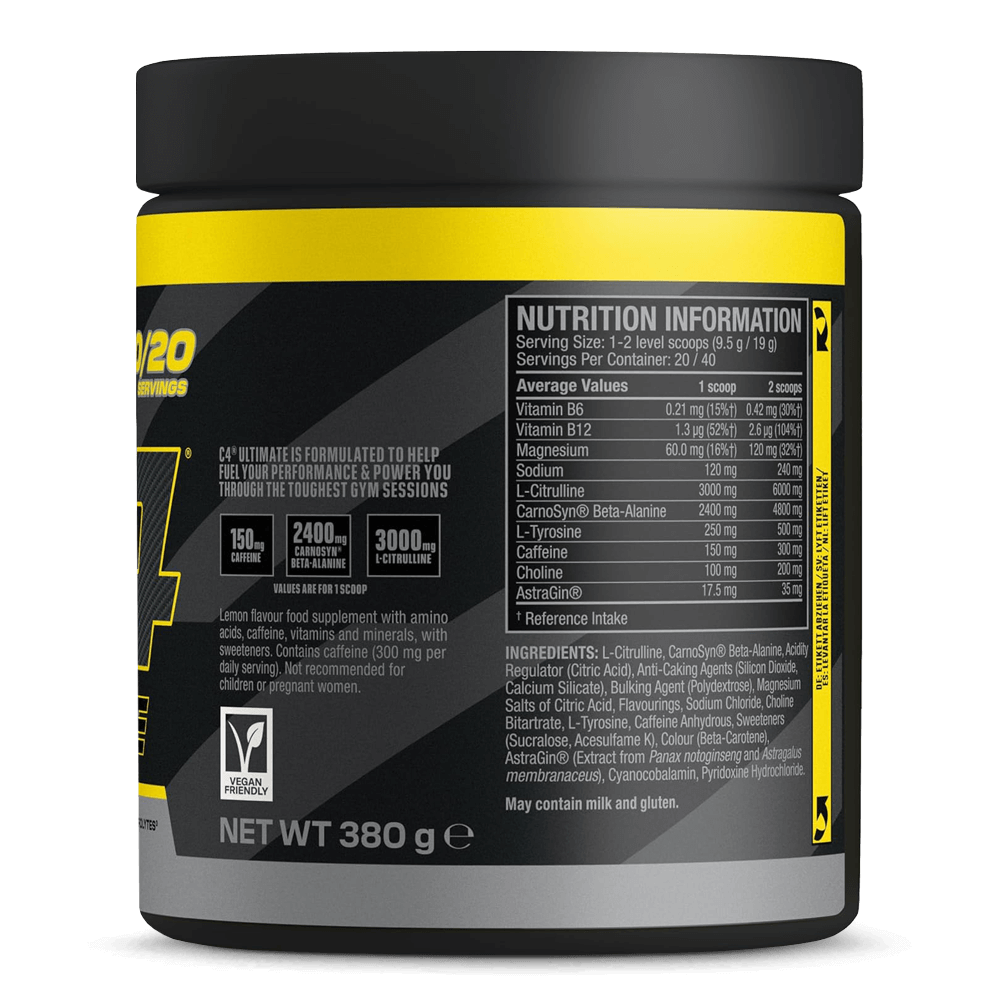 C4 Ultimate Lemon Twist - 40 serv.