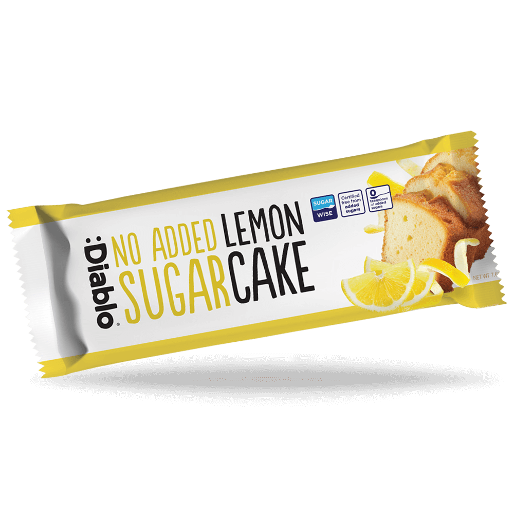 Diablo No Added Sugar Lemon Cake - 200g.