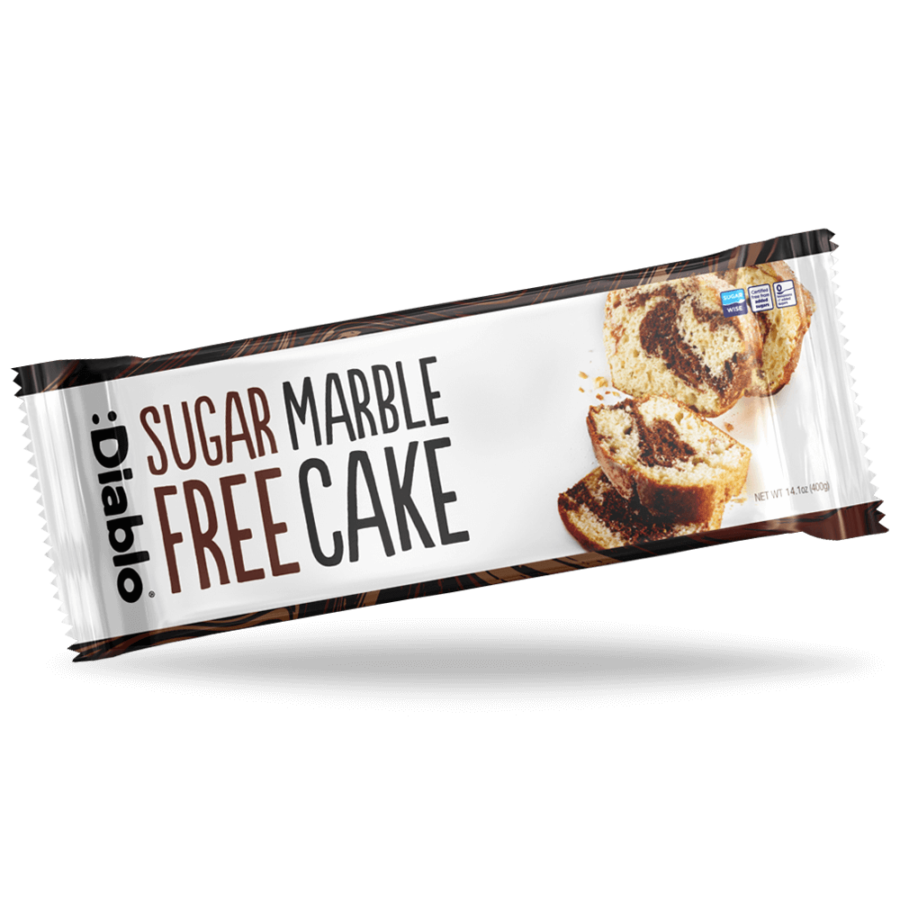 Diablo Sugar Free Marble Cake - 400g.