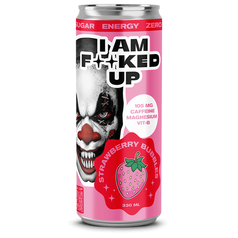 I Am Fucked Up Strawberry Bubbles - 330ml.