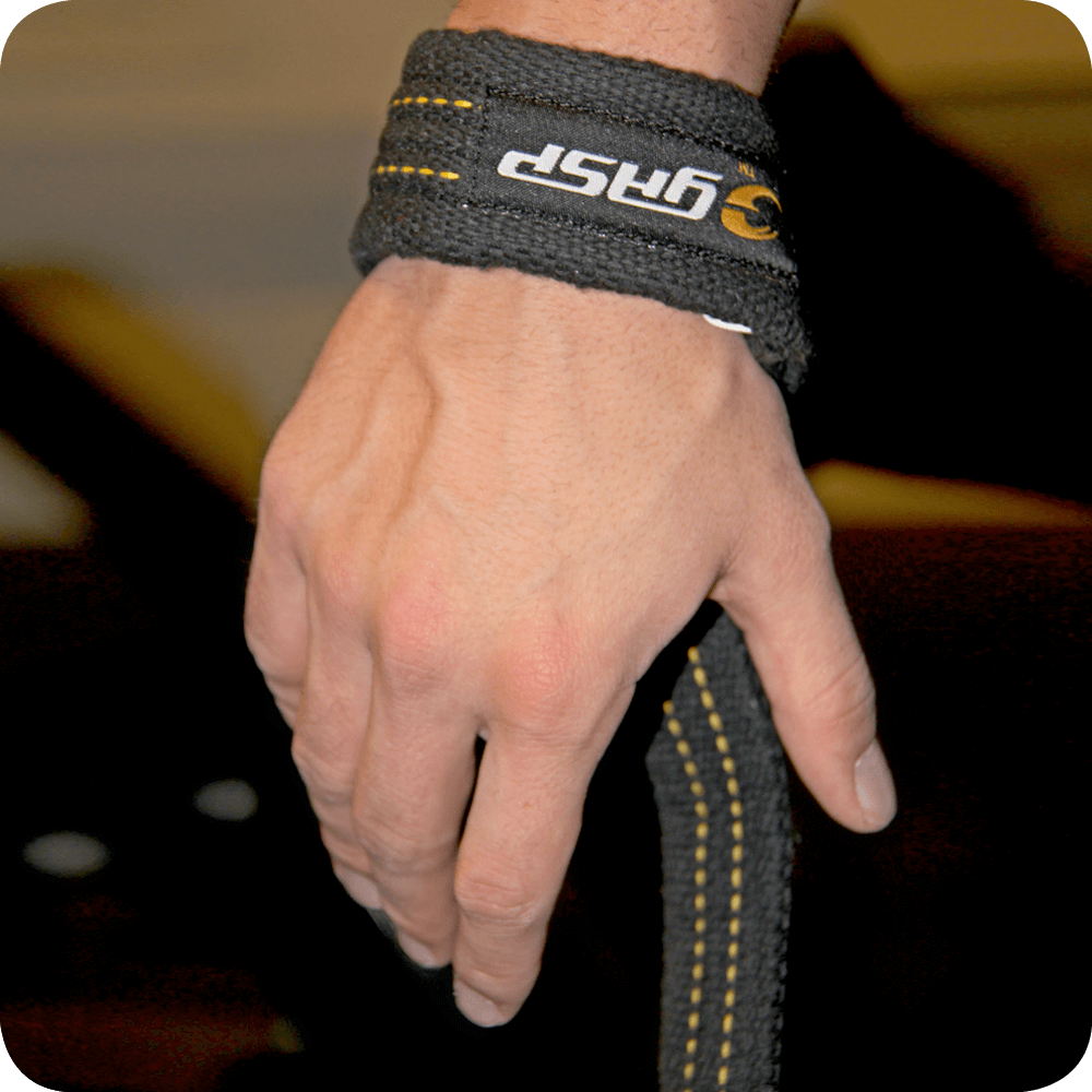 GASP Lifting Straps - Grey/Black