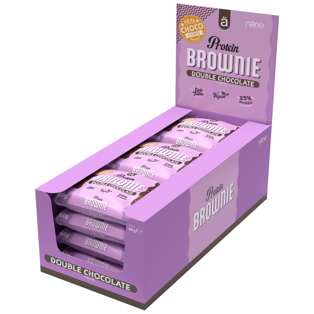 Protein Brownie Double Chocolate - 12x60g.