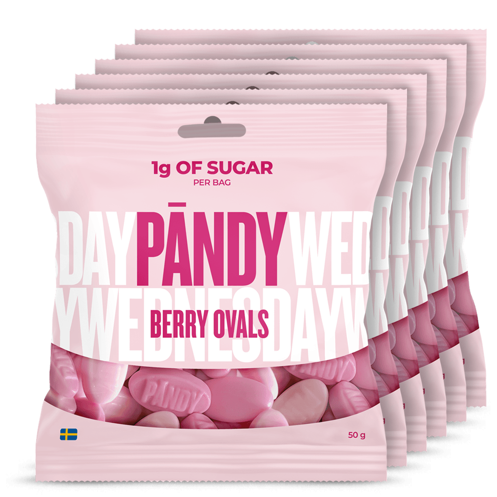 Pändy Candy Berry Ovals - 6x50g.
