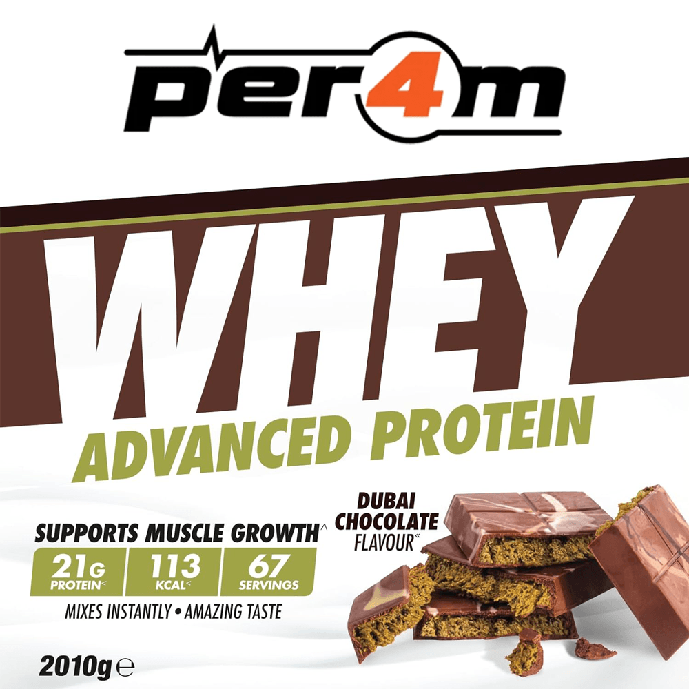 per4m Whey Protein Dubai Chocolate - 2010g.