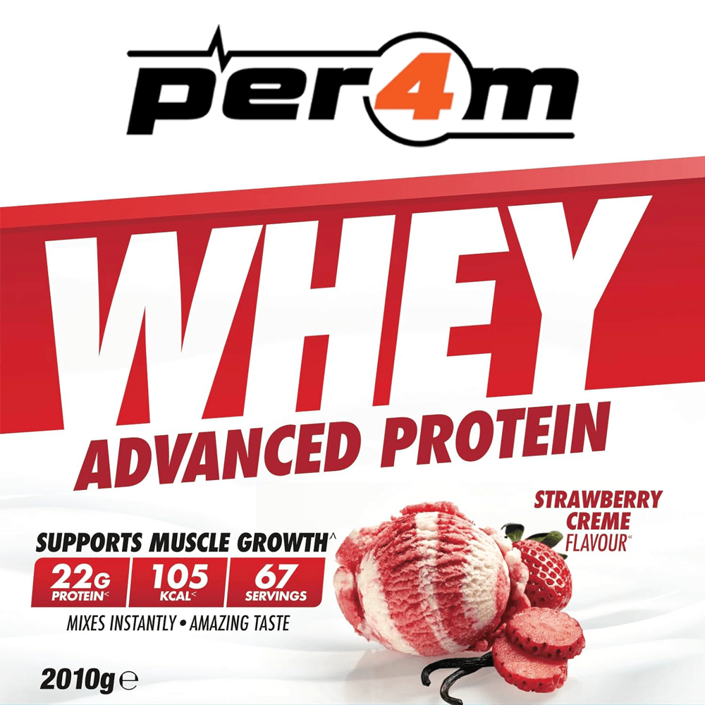 Mixed per4m Whey Protein - 3x2010g.+GRATIS KREATIN