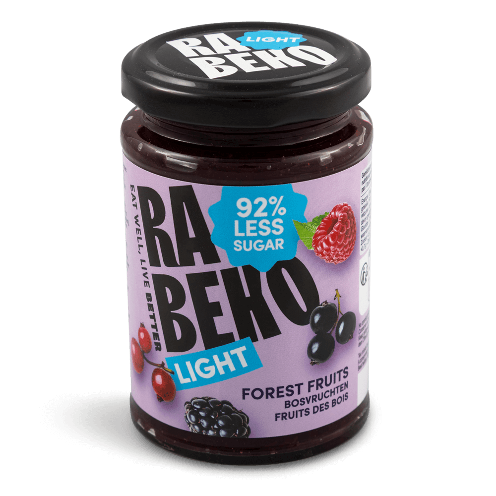 Rabeko Light Jam Forest Fruits - 230g.