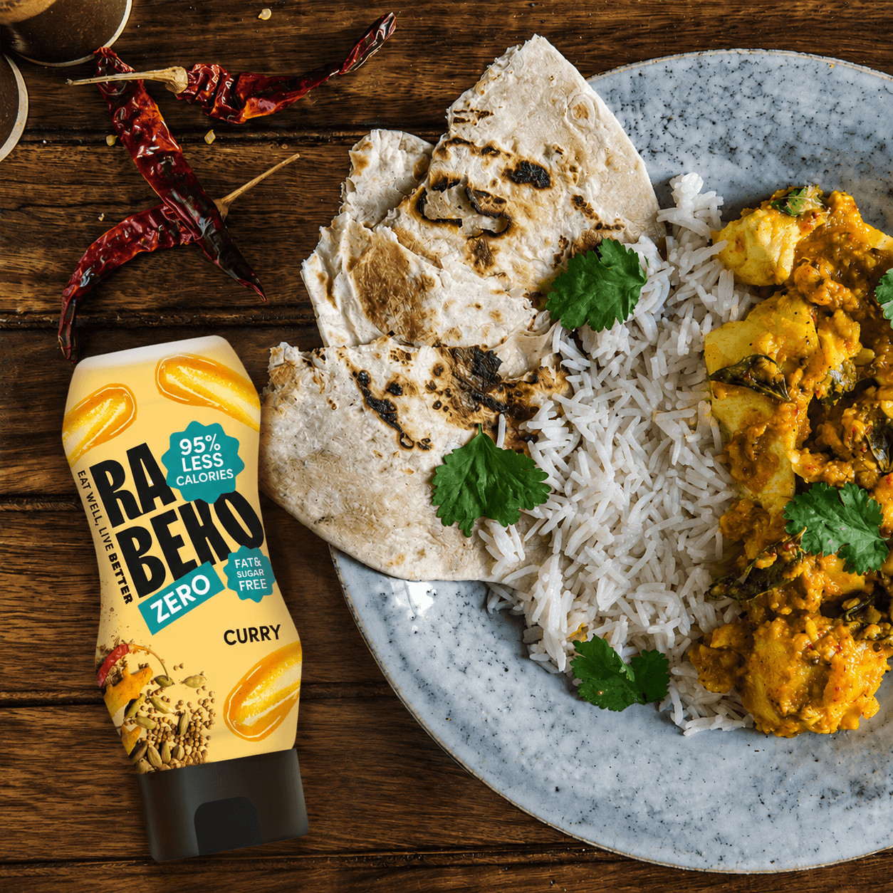 Rabeko Zero Curry Sauce - 350ml.