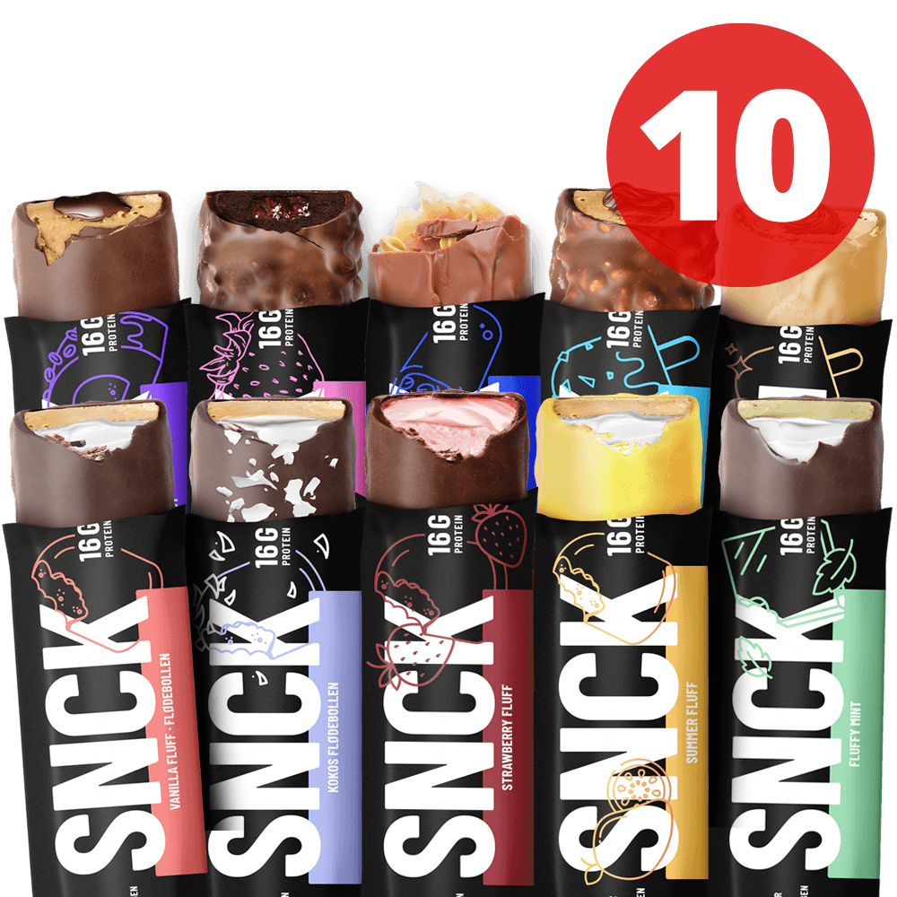 Mixed SNCK Protein Bar - 10x55g.