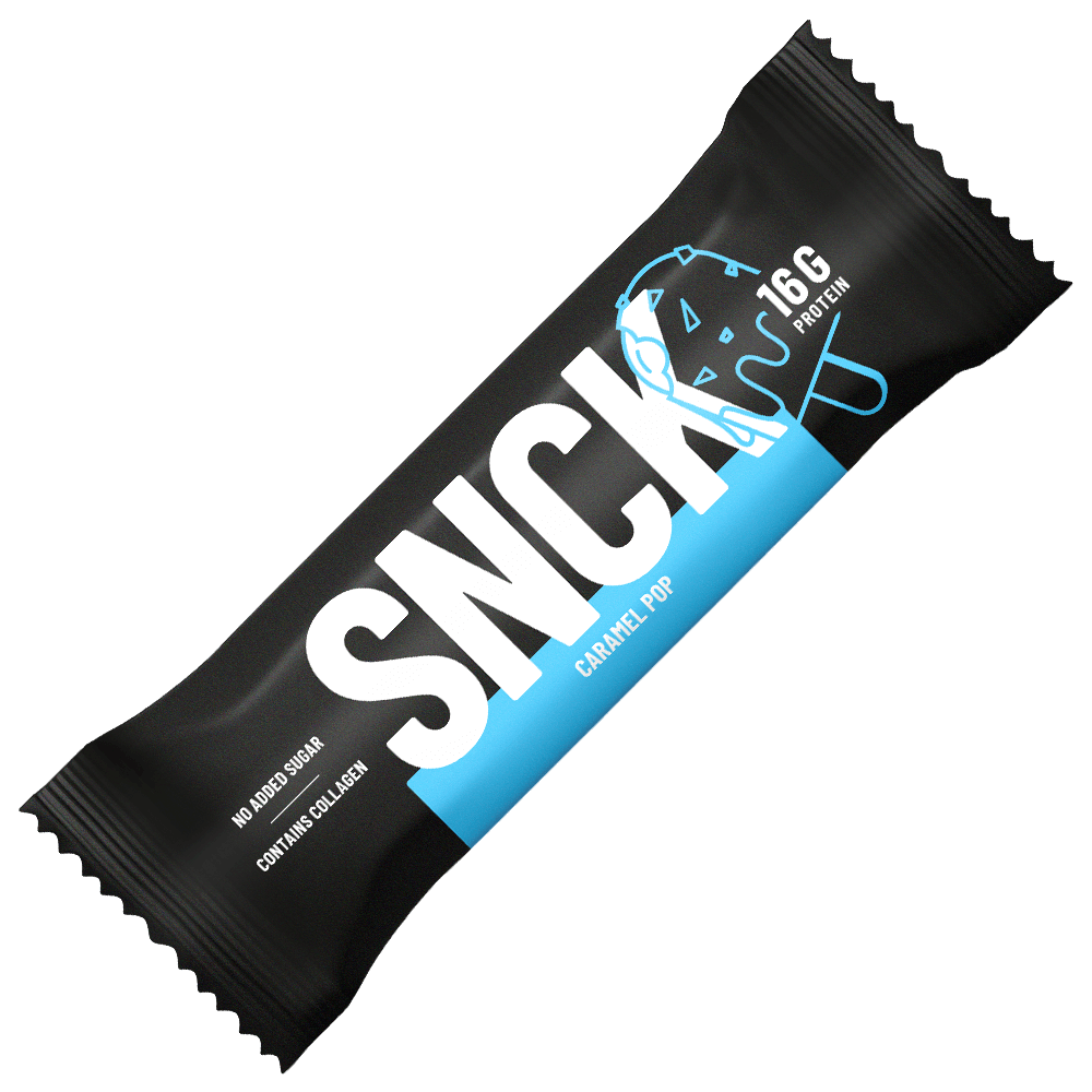 SNCK Protein Bar Caramel Pop - 10x55g.