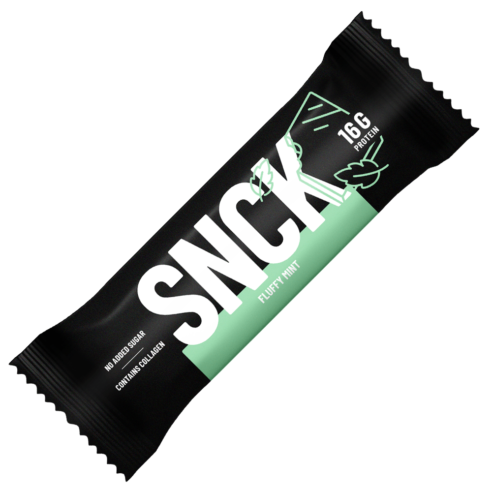 SNCK Protein Bar Fluffy Mint - 10x55g.