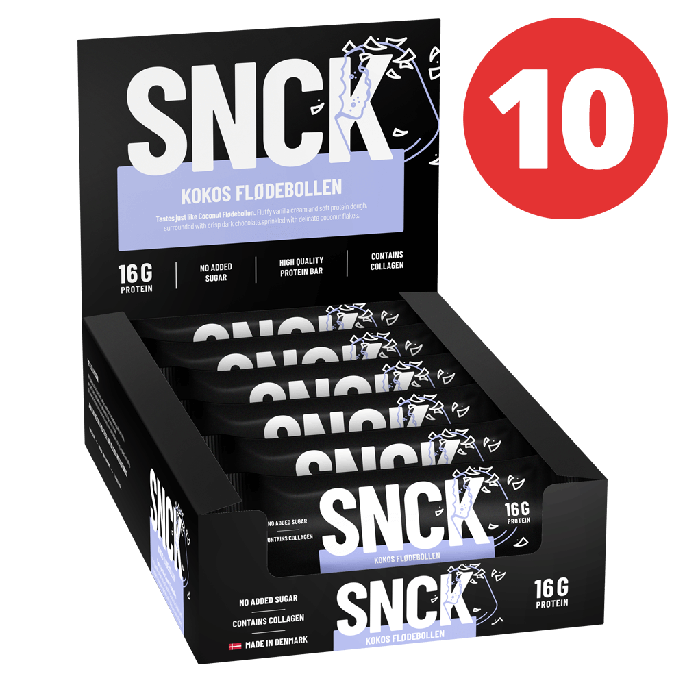 SNCK Protein Bar Coconut Flødebollen - 55g.