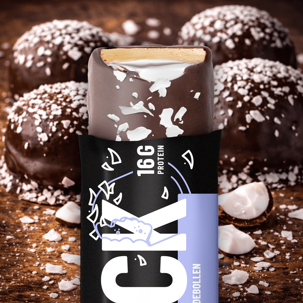 SNCK Protein Bar Coconut Flødebollen - 10x55g.