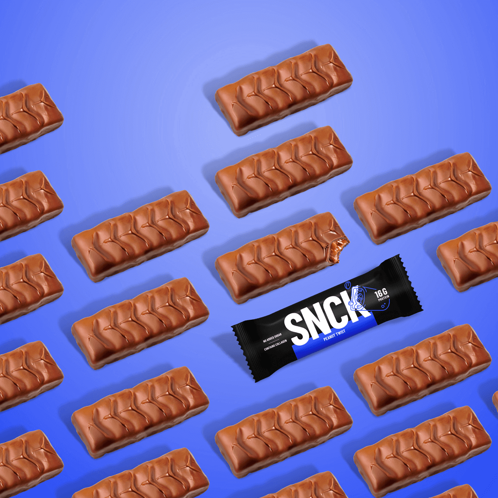 SNCK Protein Bar Peanut Twist - 10x55g.