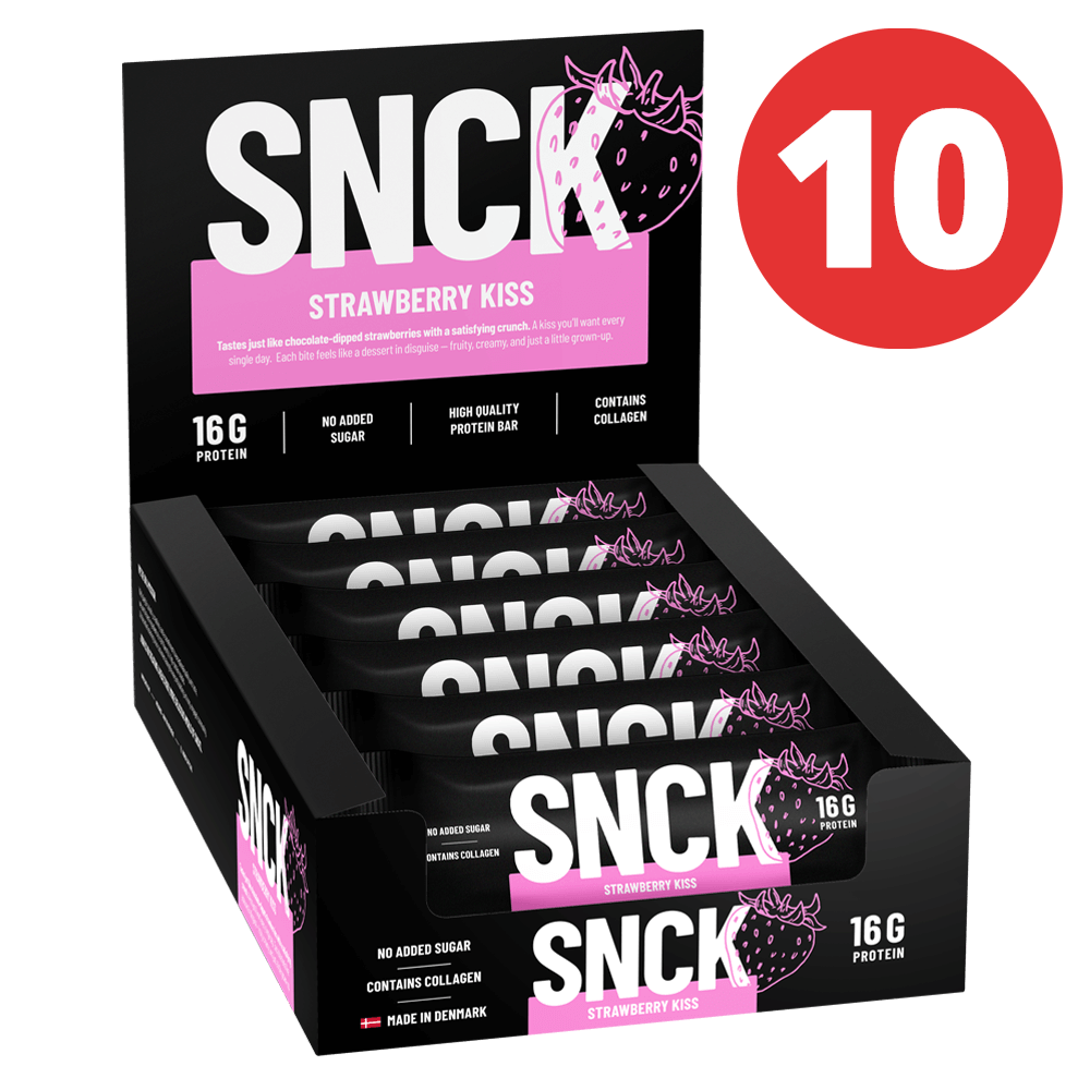 SNCK Protein Bar Strawberry Kiss - 55g.