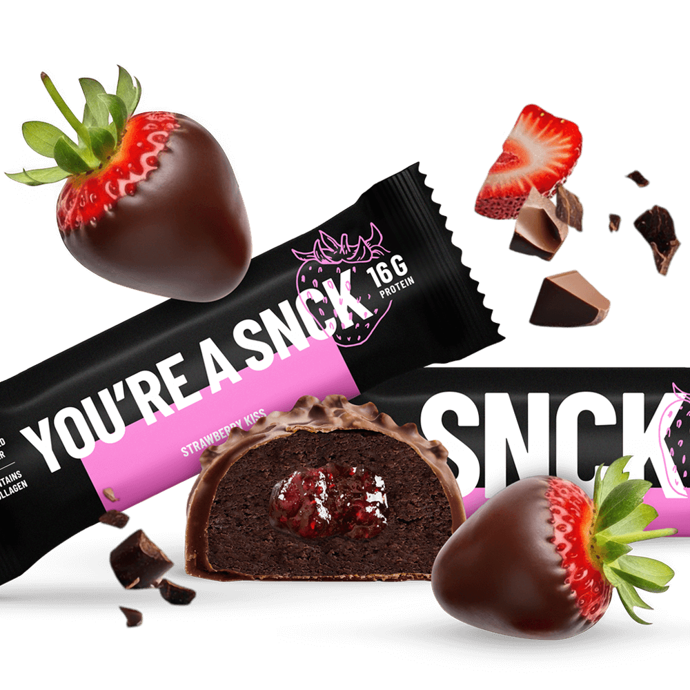 SNCK Protein Bar Strawberry Kiss - 10x55g.