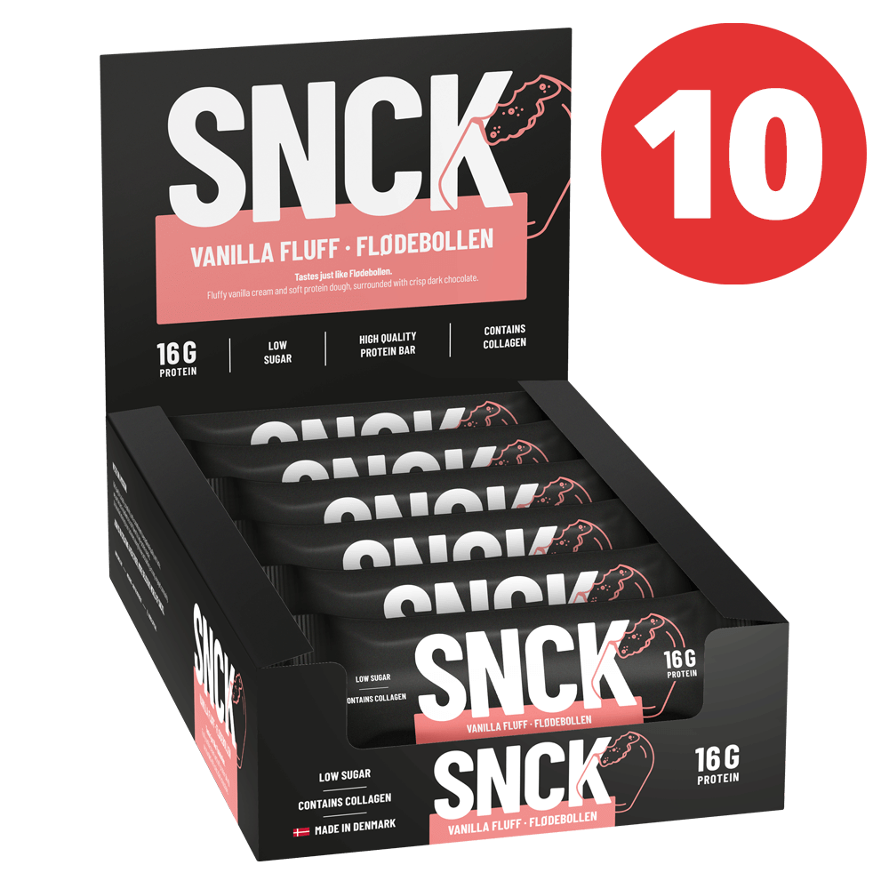 SNCK Protein Bar Vanilla Fluff - 55g.