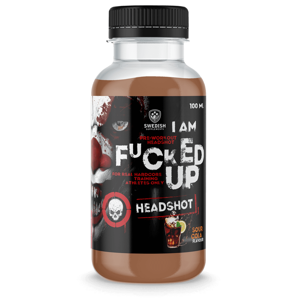 I Am Fucked Up PWO Shot Sour Cola - 16x100ml.