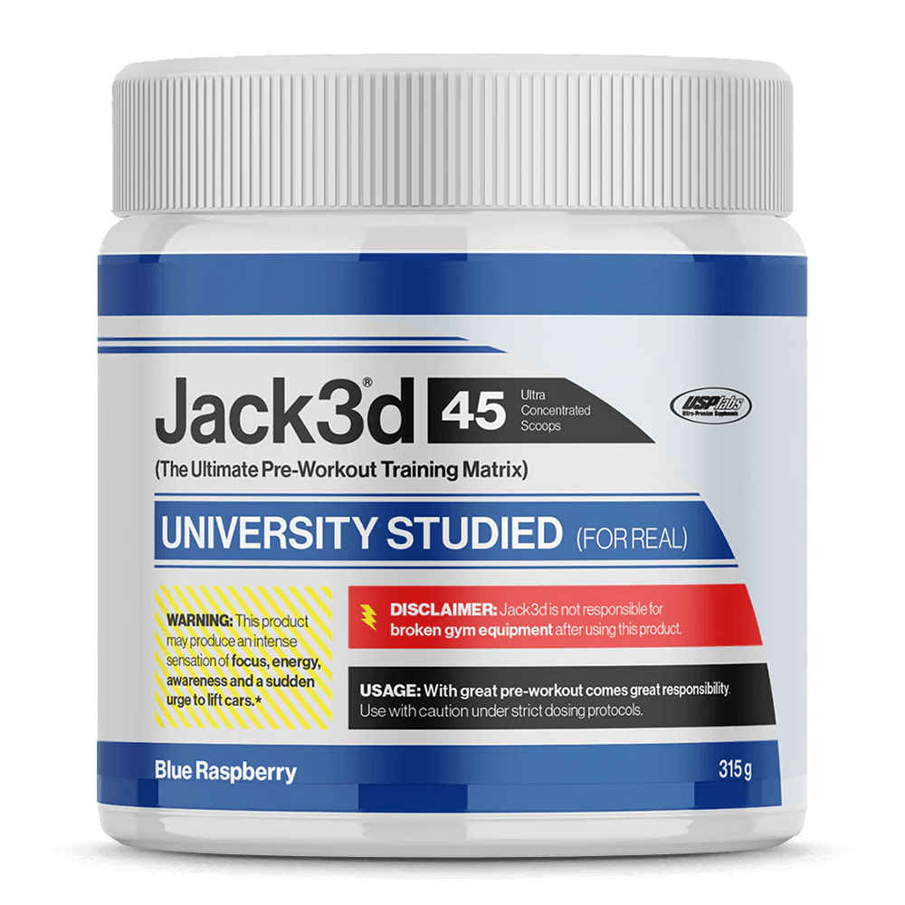 Jack3d Advanced Pre-Workout Blue Raspberry - 45 serv.