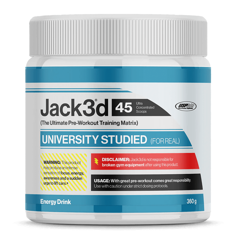 Jack3d Advanced Pre-Workout Energy Drink - 45 serv. +FREE ENERGY DRINK
