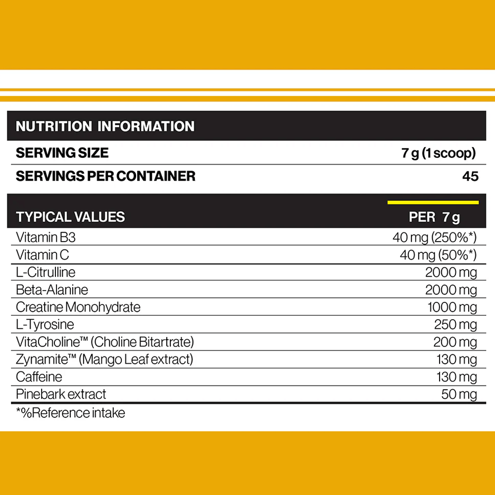 Jack3d Advanced Pre-Workout Mango Orange - 45 serv. +FREE ENERGY DRINK