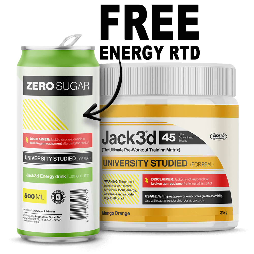 Jack3d Advanced Pre-Workout Mango Orange - 45 serv. +FREE ENERGY DRINK