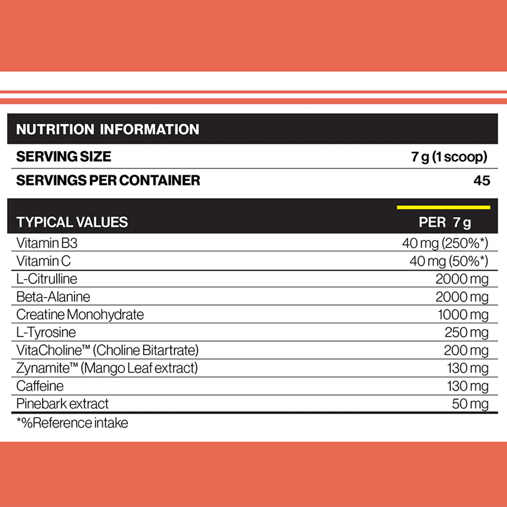 Jack3d Advanced Pre-Workout Strawberry Vanilla - 45 serv. +FREE ENERGY DRINK