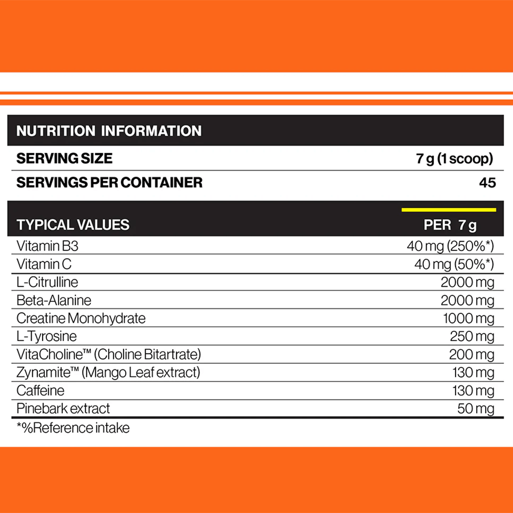 Jack3d Advanced Pre-Workout Tropical - 45 serv. +FREE ENERGY DRINK