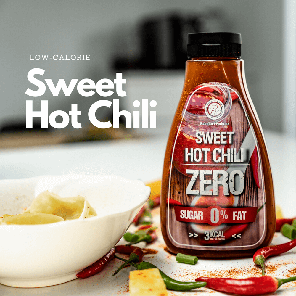 Rabeko Zero Sweet Hot Chili Sauce - 350ml.