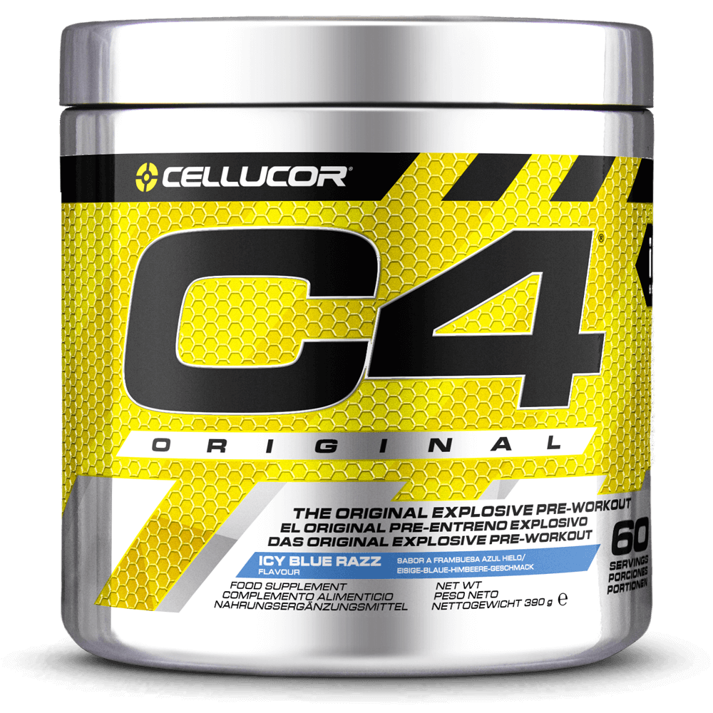 C4 Pre-Workout Icy Blue Razz - 60 serv.