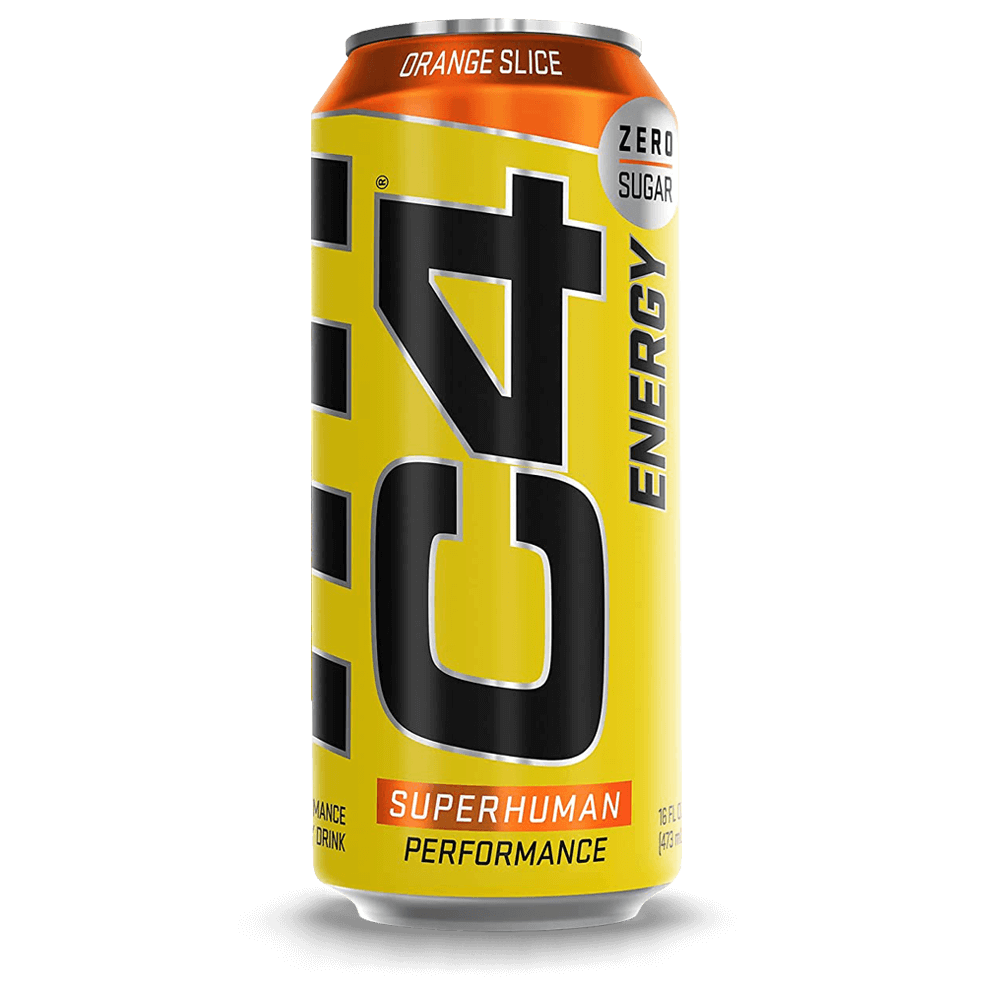 C4 Energy Carbonated Orange Slice - 12x500ml.