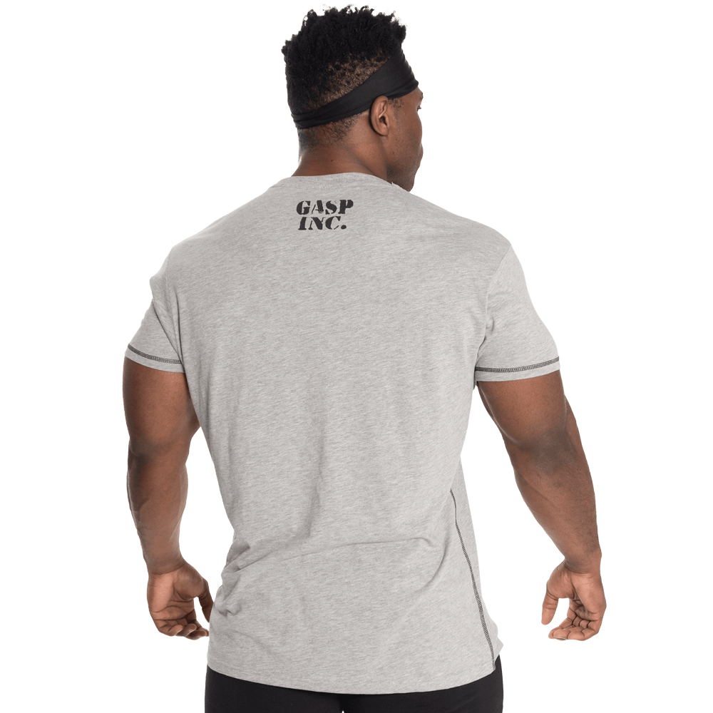 Basic Utility Tee - Grey Melange