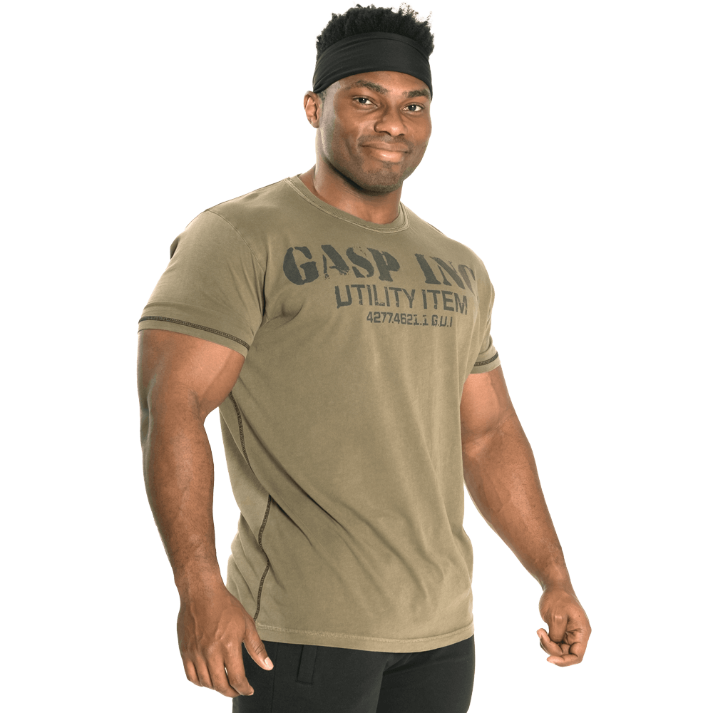 Basic Utility Tee - Washed Green