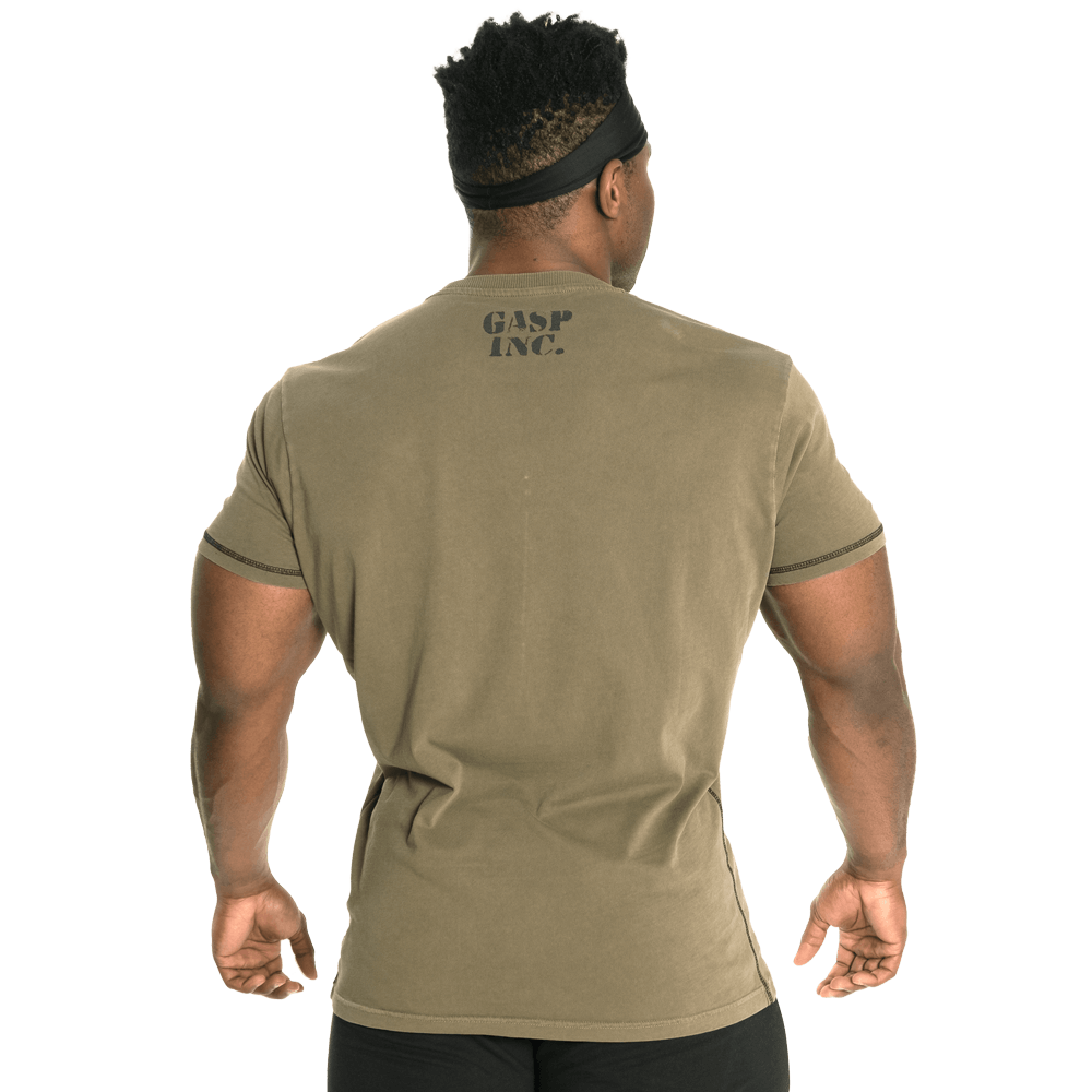 Basic Utility Tee - Washed Green