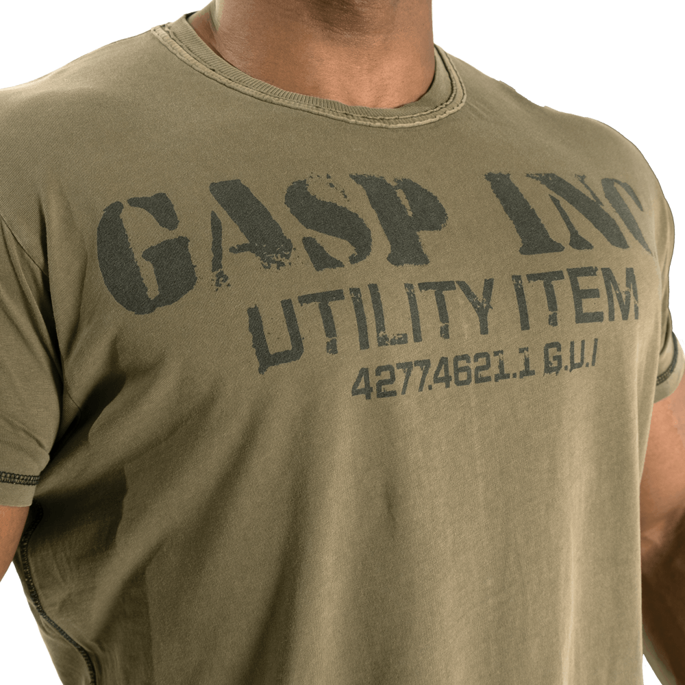 Basic Utility Tee - Washed Green