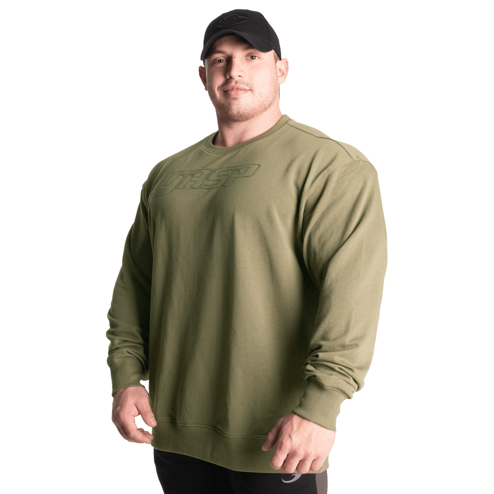 Division Crewneck - Washed Green