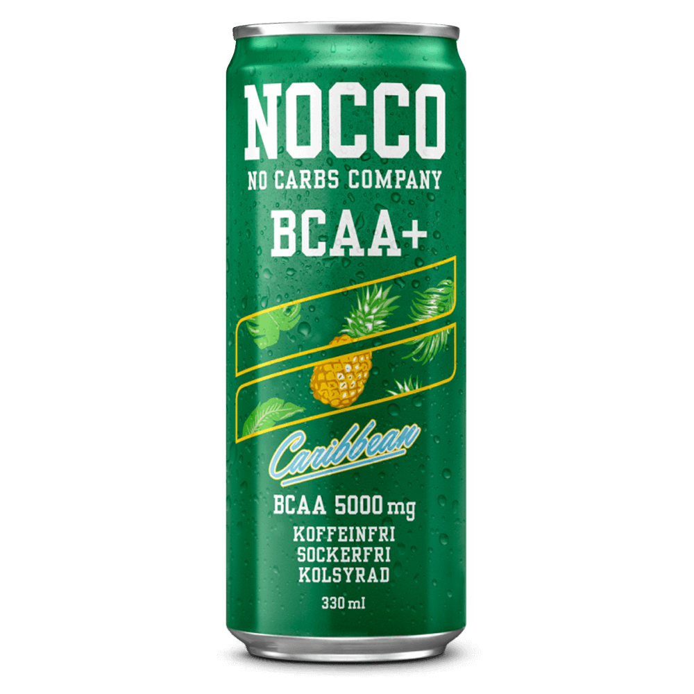 NOCCO BCAA+ Koffeinfri Caribbean - 330ml. (inkl. SE pant)
