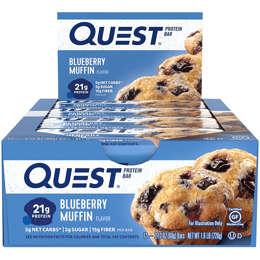 Quest Protein Bar Blueberry Muffin - 60g.