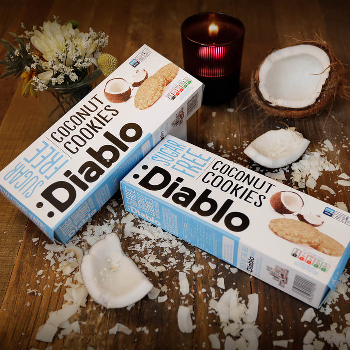 Diablo Coconut Cookies - 150g. (Sugar Free)