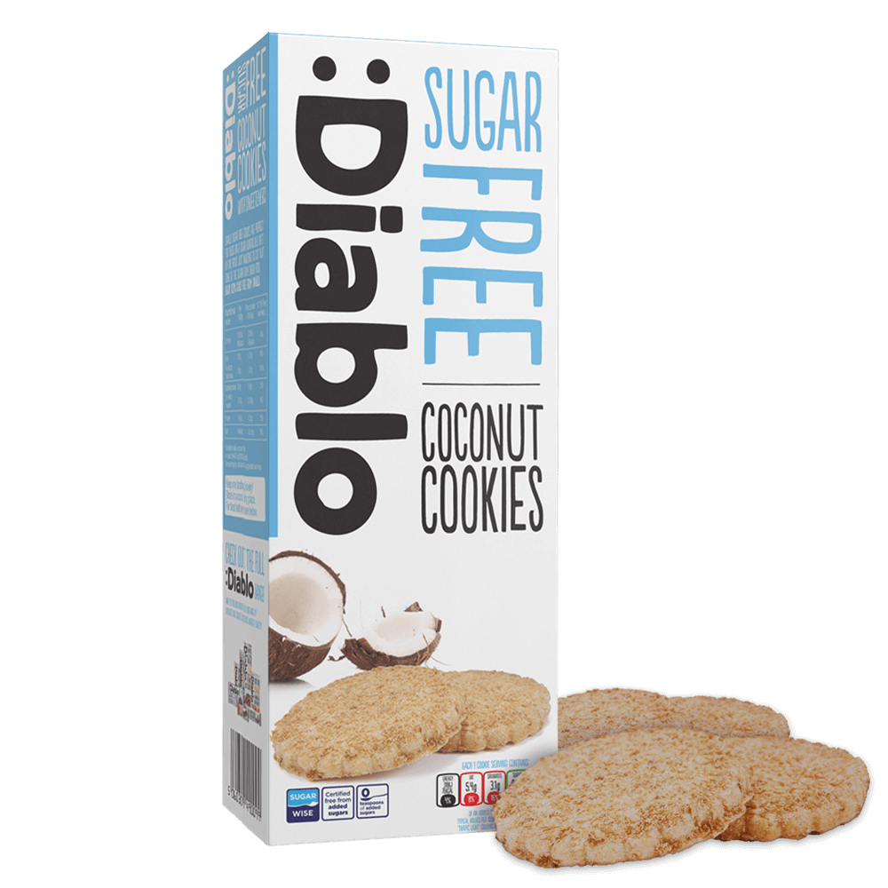 Diablo Coconut Cookies - 150g. (Sugar Free)