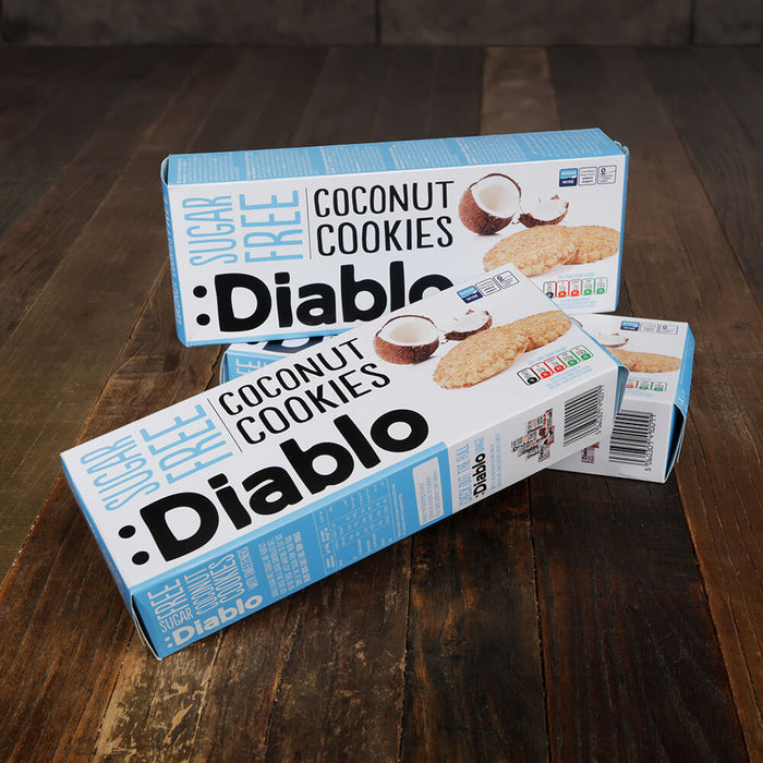 Diablo Coconut Cookies - 150g. (Sugar Free)