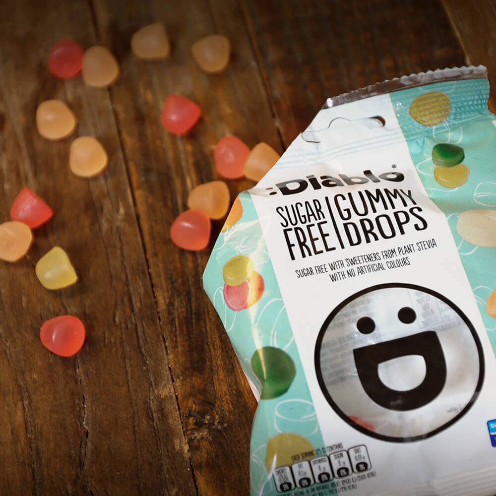 Diablo Gummy Drops - 75g. (Sugar Free)