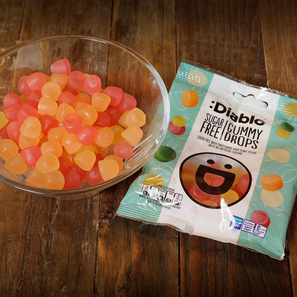 Diablo Gummy Drops - 75g. (Sugar Free)