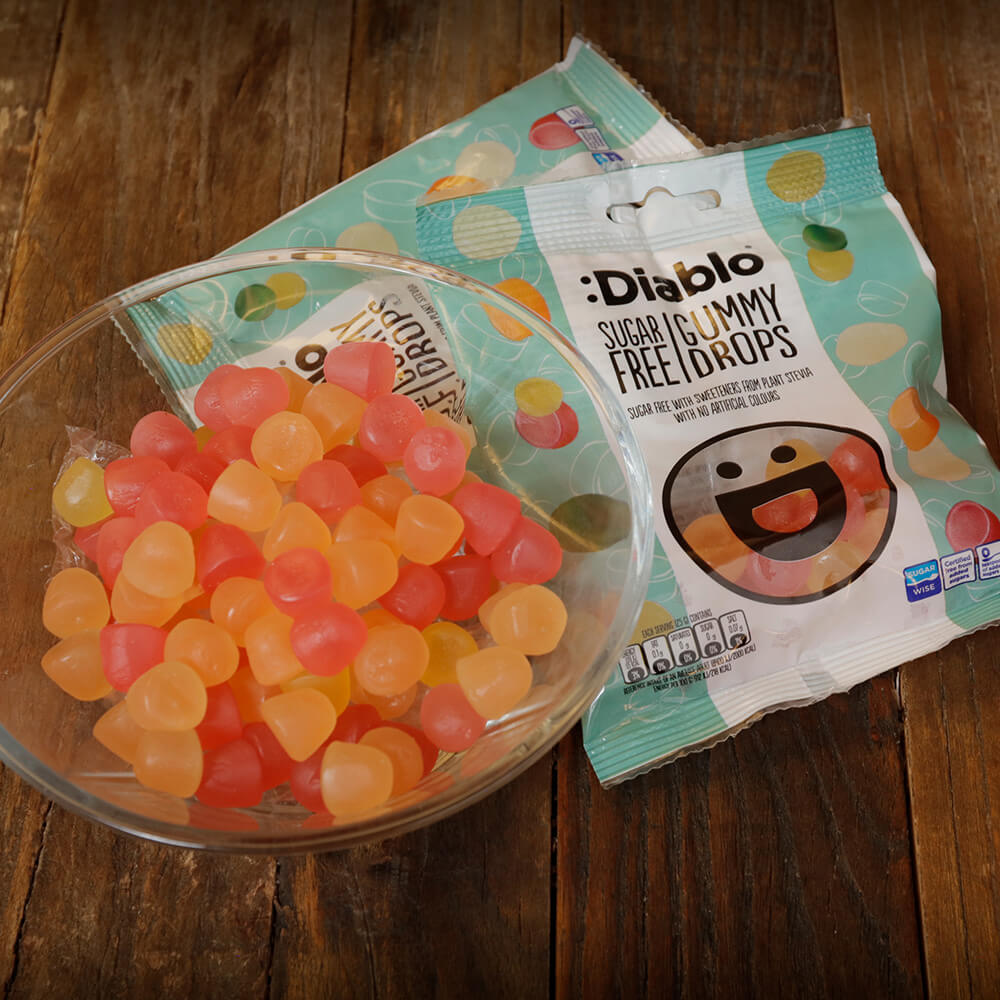 Diablo Gummy Drops - 75g. (Sugar Free)