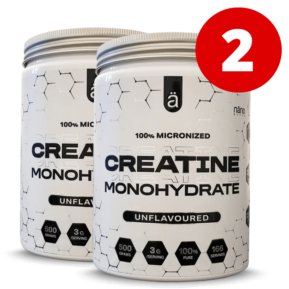 Creatine Monohydrate 100% Pure Micronized - 2x500g.